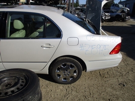 2003 LEXUS LS430 PEARL WHITE 4.3L AT 2WD Z15975